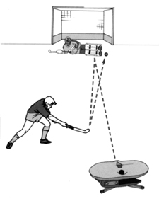 Hockey Machine drill one