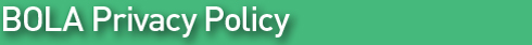 BOLA Privacy Policy